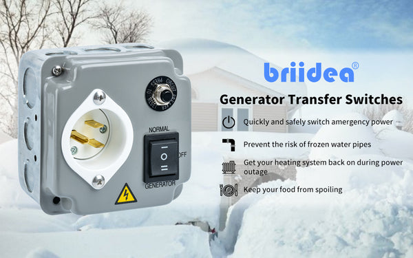 When a power outage occurs, your Briidea generator is designed for what matters most: total peace of mind