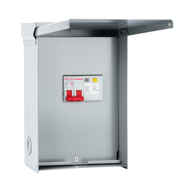 Briidea 50 Amp Spa Panel with 3-Pole 50 Amp GFCI Breaker, IP 65 Waterproof, Ideal for Spas, Hot Tubs, Swimming Pools, Home