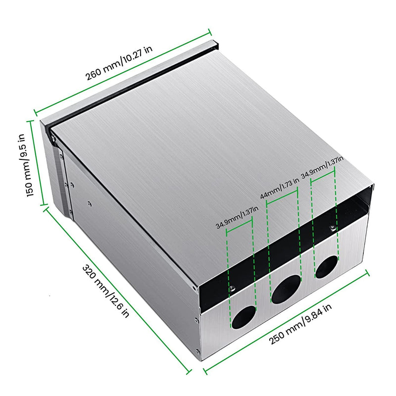 [New Generation] Temporary Power Outlet Panel, Briidea RV Panel Outlet