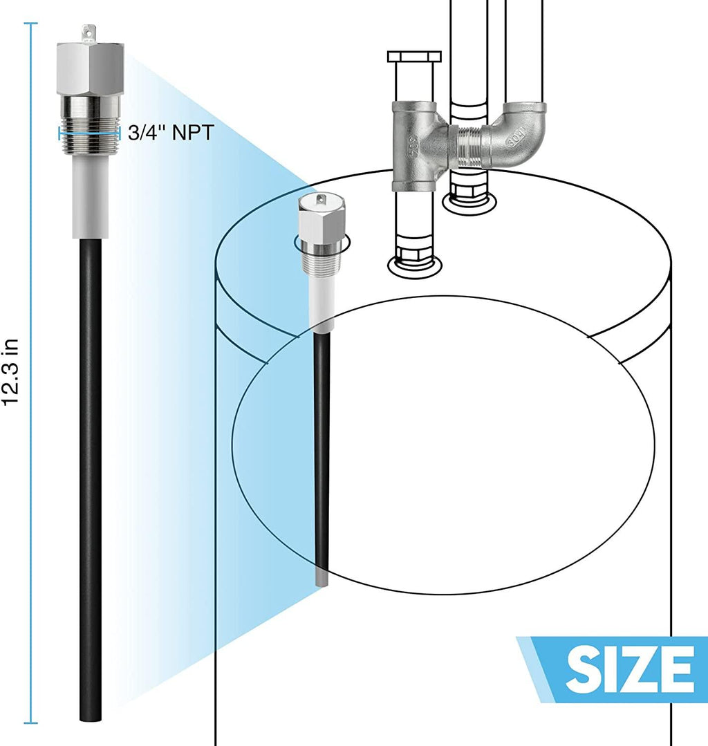Powered Anode Rod, Briidea Water Heater Anode Rod Compatible with