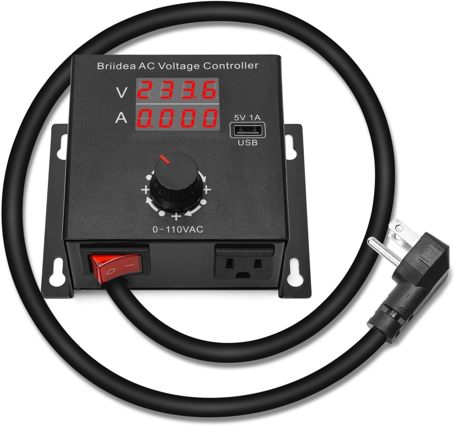 Variable Speed Motor Controller, Briidea AC Voltage Controller with ...