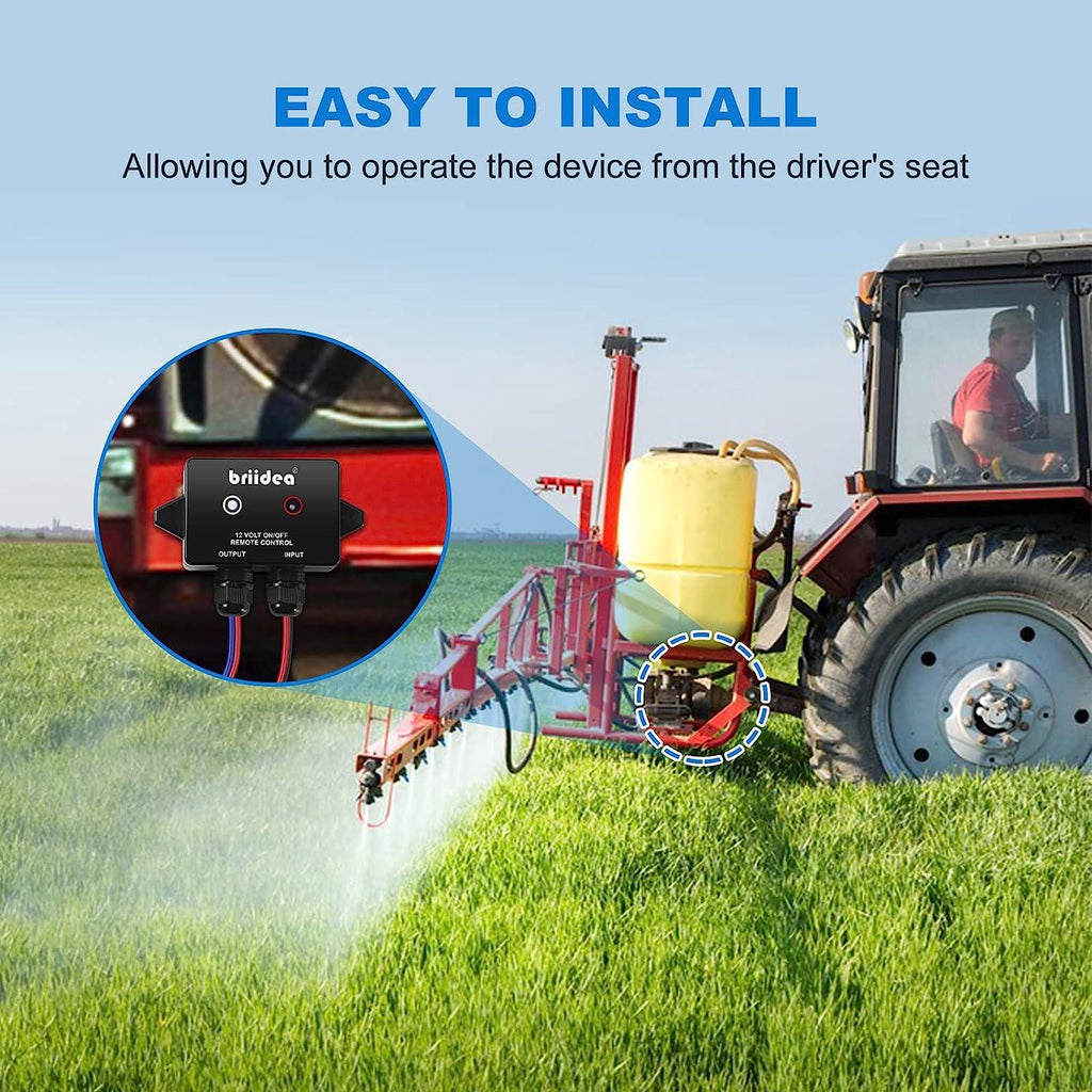 Briidea 12 Volt Wireless Remote Control Switch, IP67 Waterproof