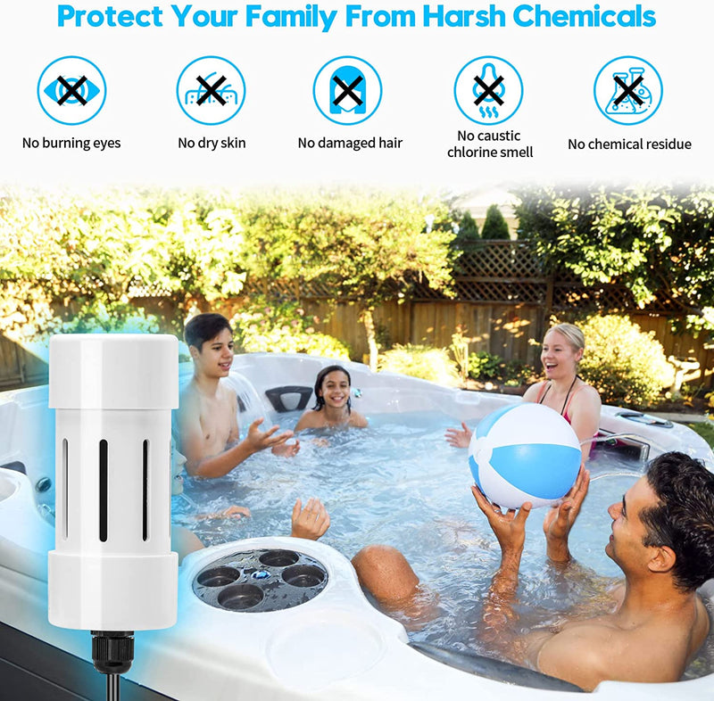 Briidea Salt Chlorine Generator for Hot Tubs & Swim Spas