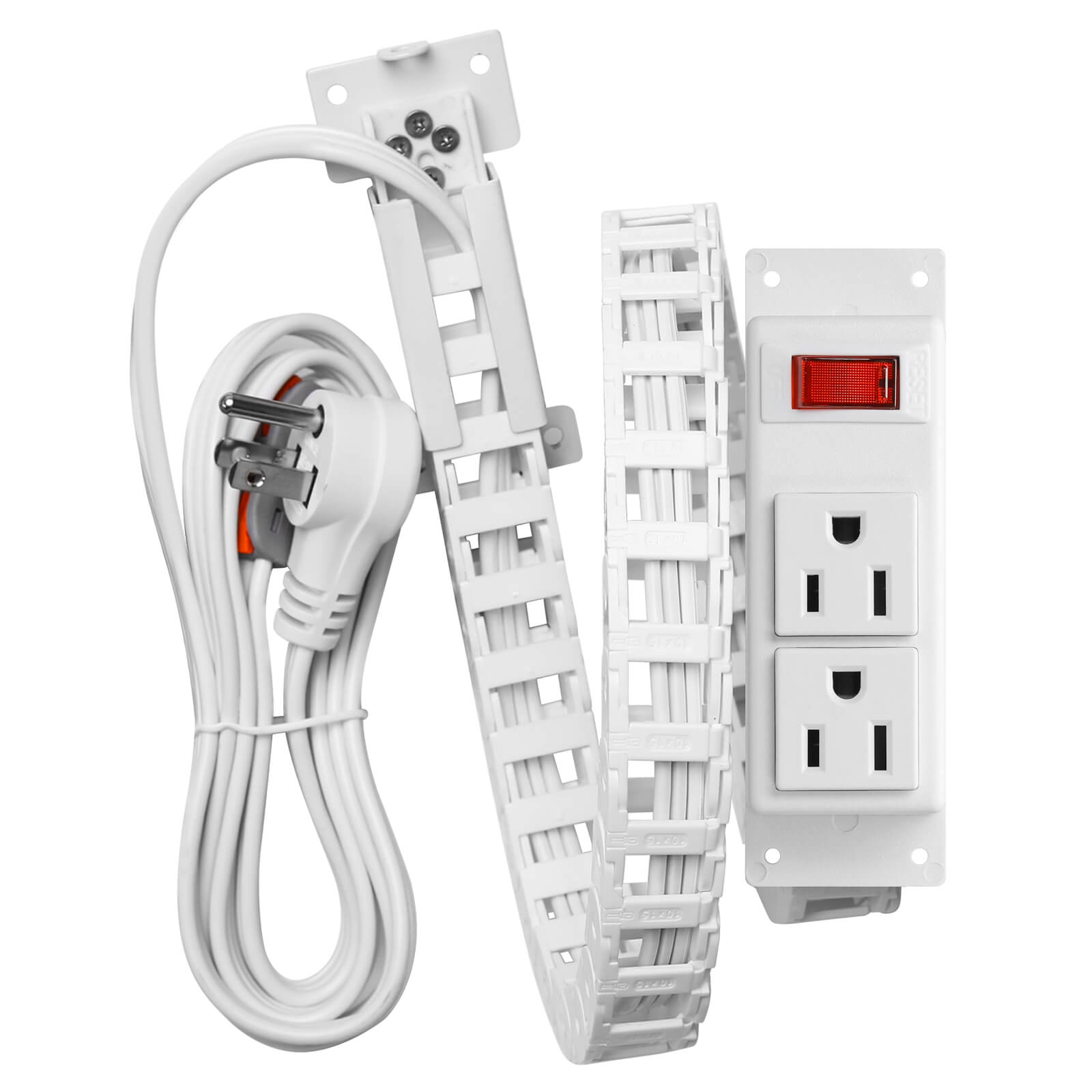 America Outlets Briidea Drawer Outlet Kit with Dual 15 Amp AC Outlets & On/Off Switch ...