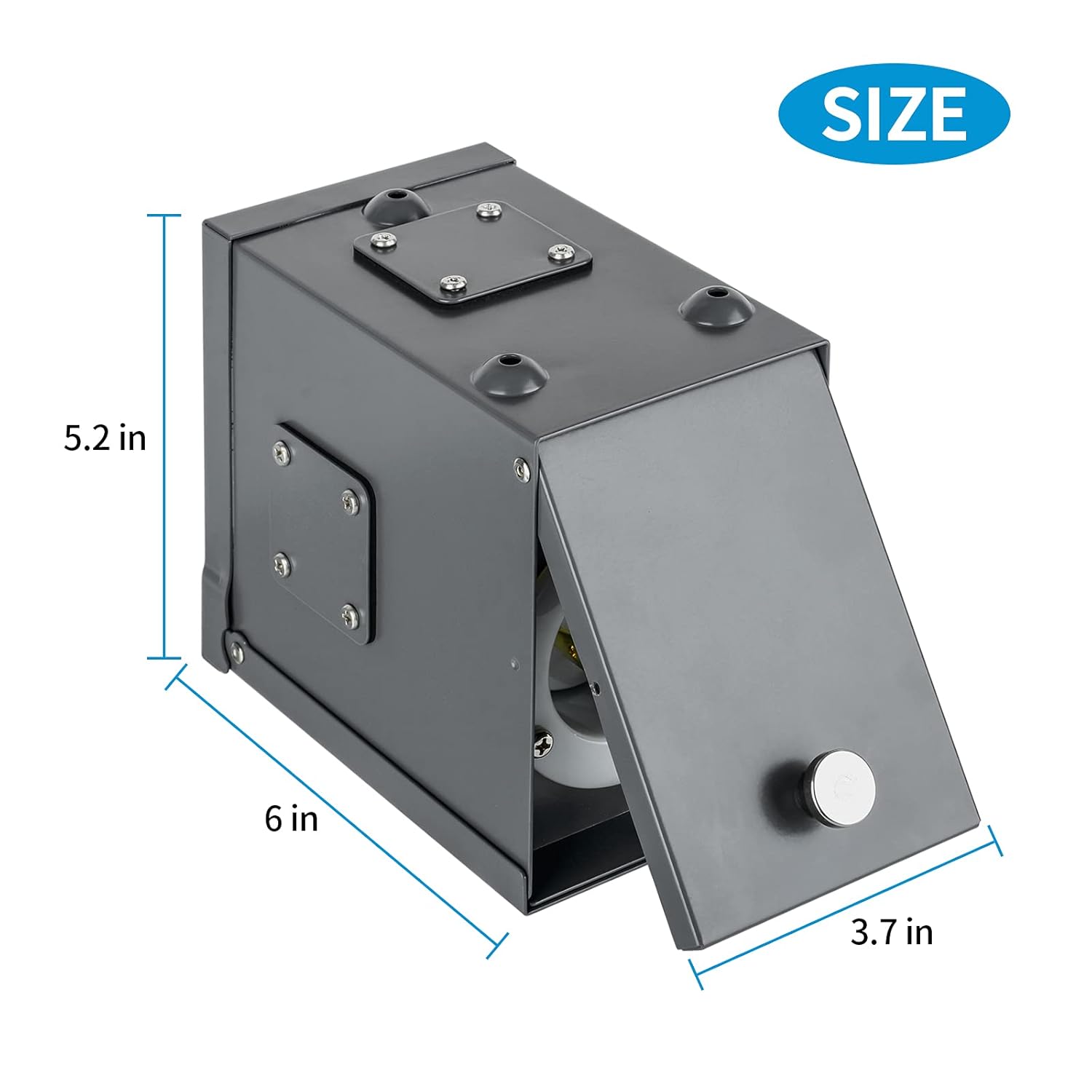 30 Amp Power Inlet Box, Briidea NEMA 3R Generator Inlet Box with 5 Pre ...