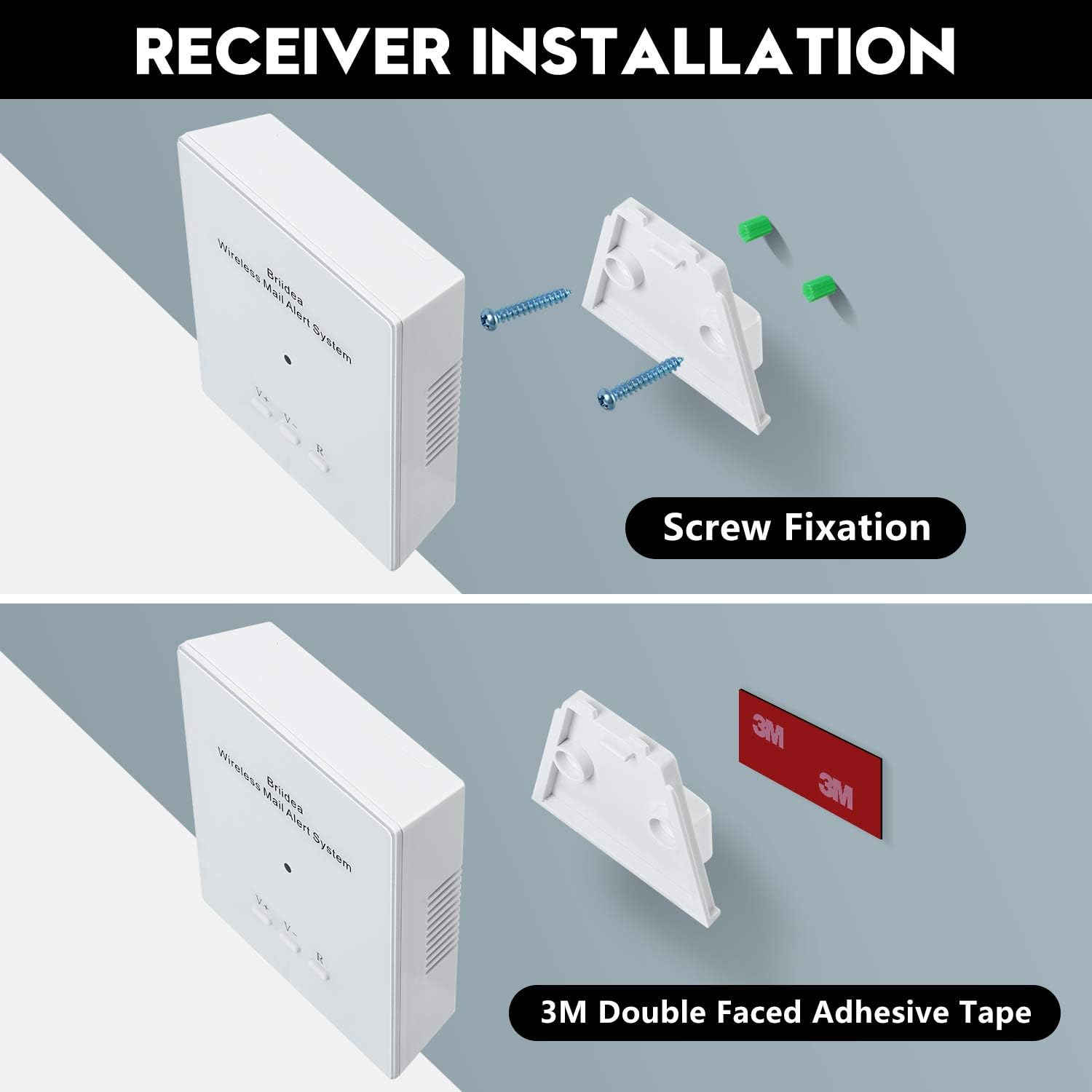 Briidea 500ft Wireless Mailbox Alarm with LED Light – briidea