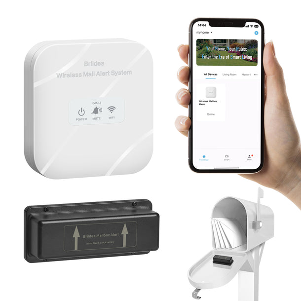 Briidea 500ft Wireless Mailbox Alarm with LED Light – briidea
