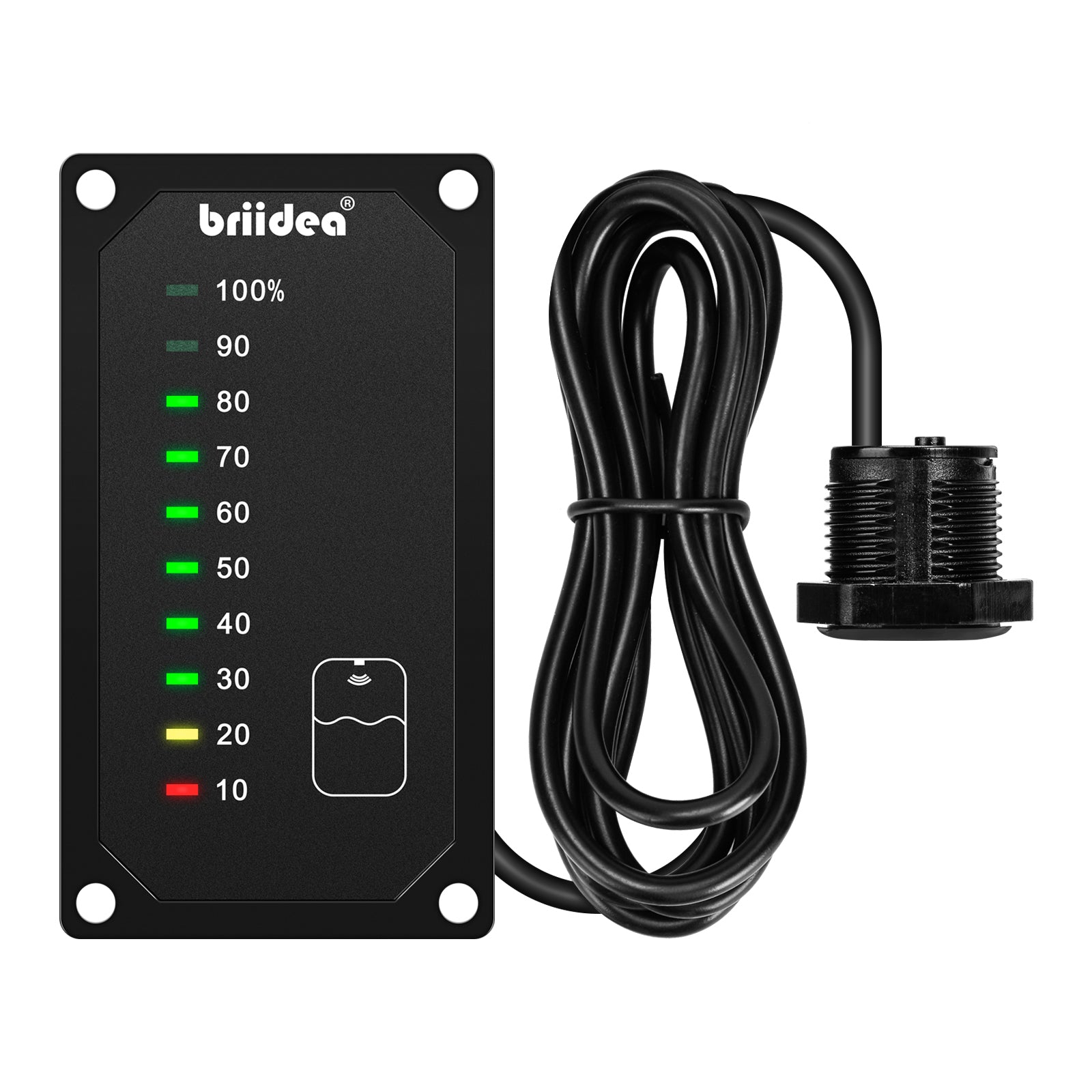 briidea RV Tank Sensor Monitor Panel, RV Water Tank Level Monitor with