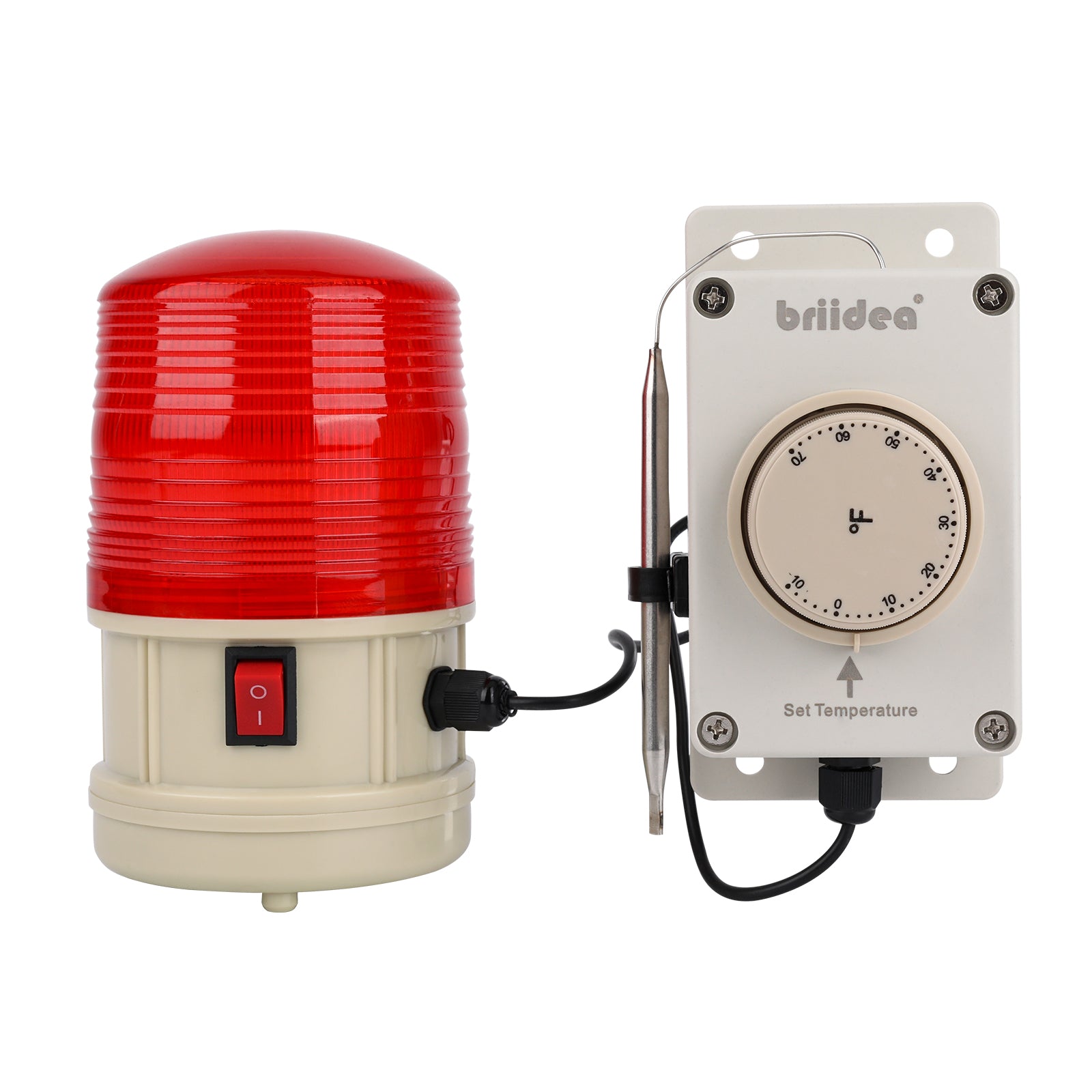 Lighting Temperature Control briidea Temperature Warning Light, Low Temperature Warning Light Can S