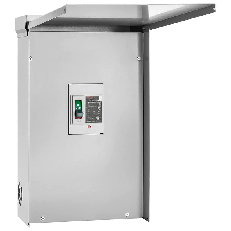 200 Amp Disconnect Outdoor Circuit Breaker Enclosure, Briidea Electrical Panel with Main Breaker, IP 65 Waterproof Suitable for Outdoor