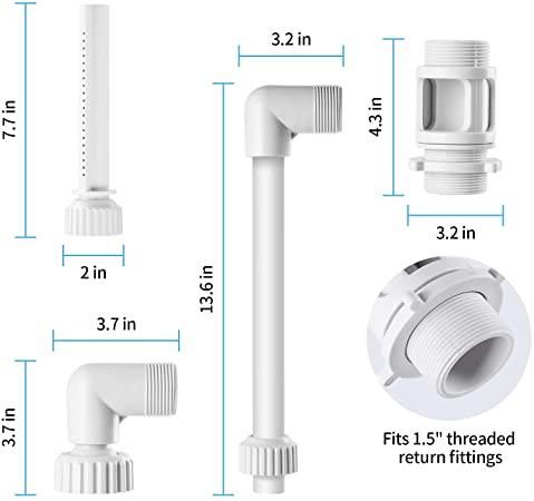 Briidea Adjustable Pool Fountain Waterfall Spray