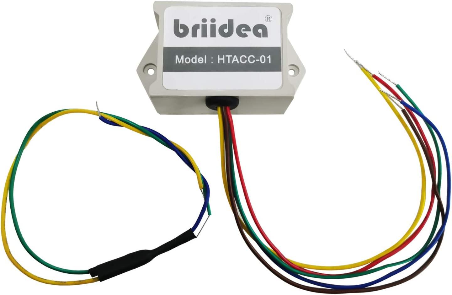 Add-A-Wire Accessory, Briidea Common Wire Kit for All 24VAC Thermostats (4 to 5 Wires), White - briidea