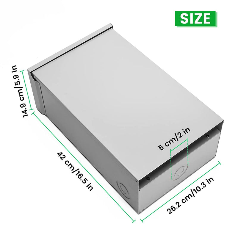 200 Amp Disconnect Outdoor Circuit Breaker Enclosure, Briidea Electrical Panel with Main Breaker, IP 65 Waterproof Suitable for Outdoor