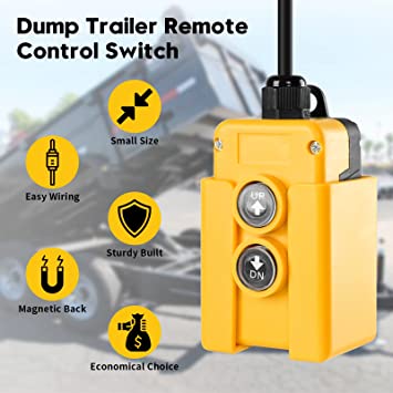 Briidea Dump Trailer Remote Control Switch, Tipper Hoist