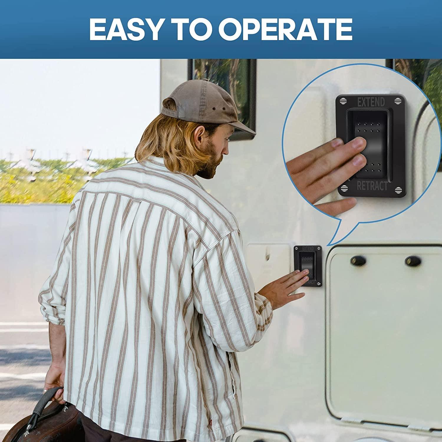 Power Stabilizer Switch, Briidea RV Jack Switch Electric Jack Switch w