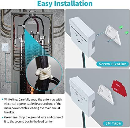 briidea Power Return Alarm, Utility Power Back on Alert for Generator, Loud Siren with LED Indicator