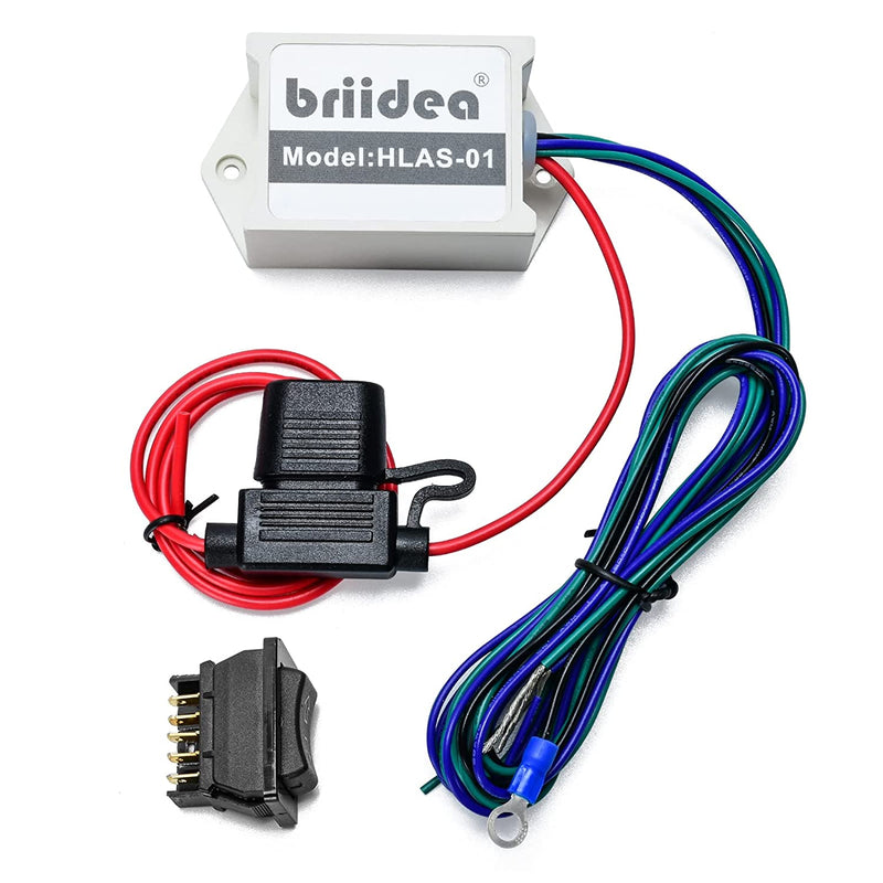 Linear Actuators for Wiring, Switch and Relay Kit, Briidea Linear Actuator Switch for 12 Volt Linear Actuators, Control Your Tonneau Cover, Amp Rack, Motorized Trunk