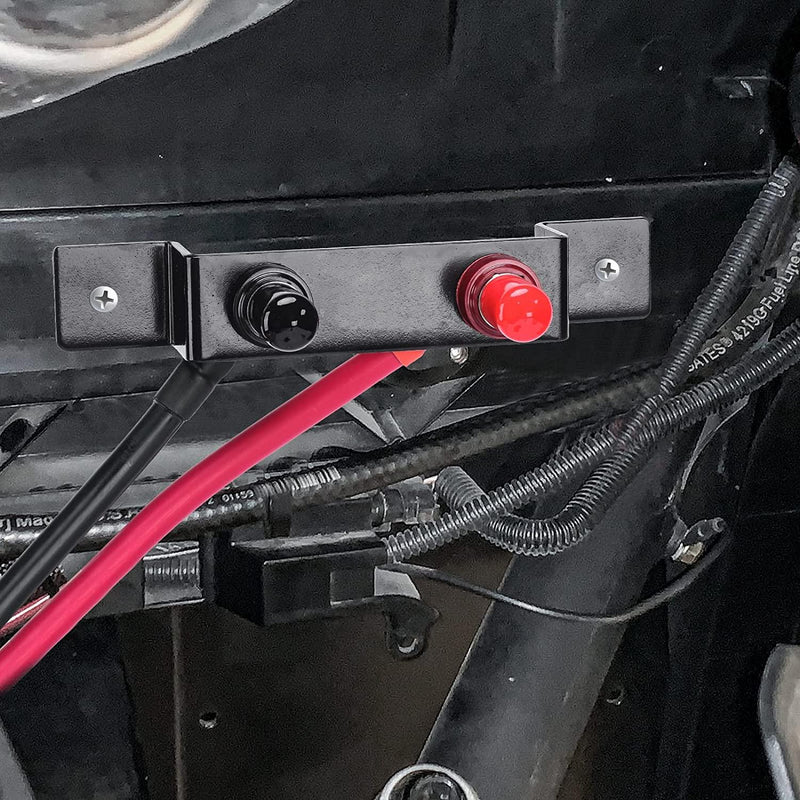 Battery Jump Post, Briidea Battery Remote Charging Tool Jumper Terminals Relocation Kit Work for UTV ATV Car Trucks RV Tractor Boat