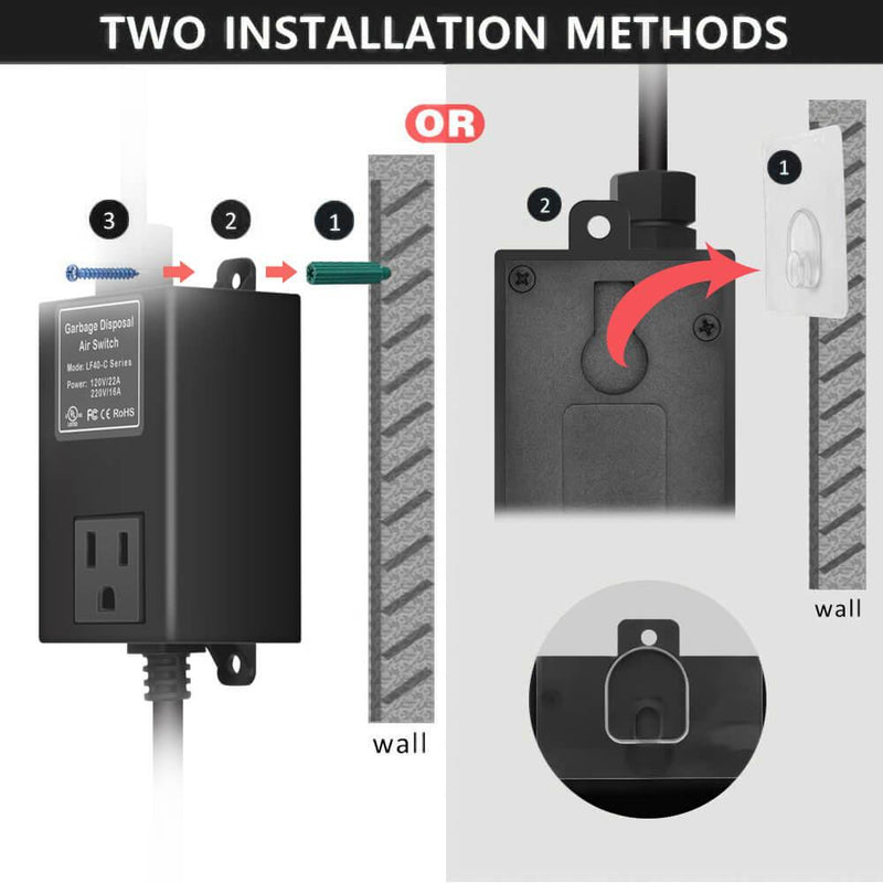Briidea Garbage Disposal Air Switch Kit